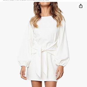 White dress size large